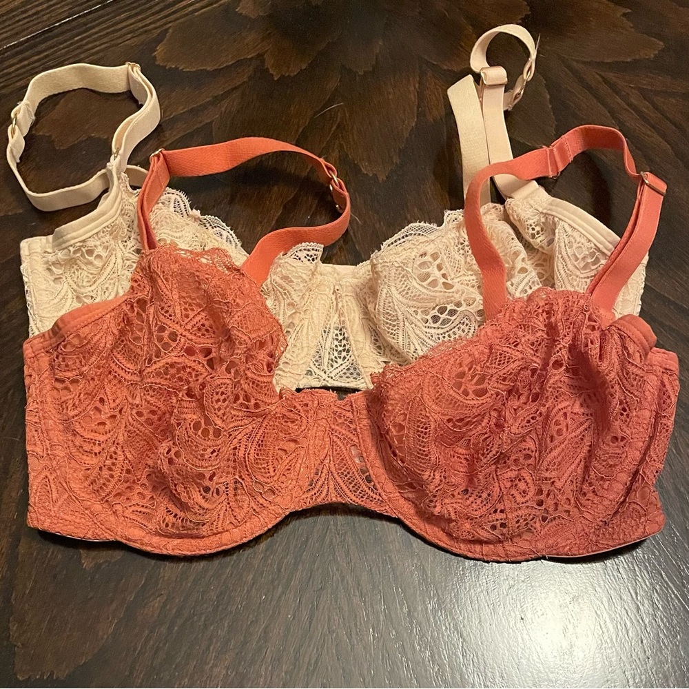 Lively Unlined Demi Bras (2) - 32DD